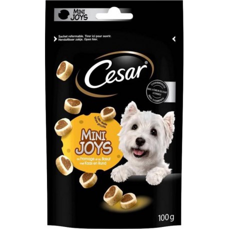 Cesar Mini Joys au Fromage et au Boeuf 100g (lot de 6)