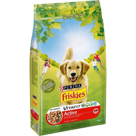 Friskies Vivafit Active au Boeuf 4Kg