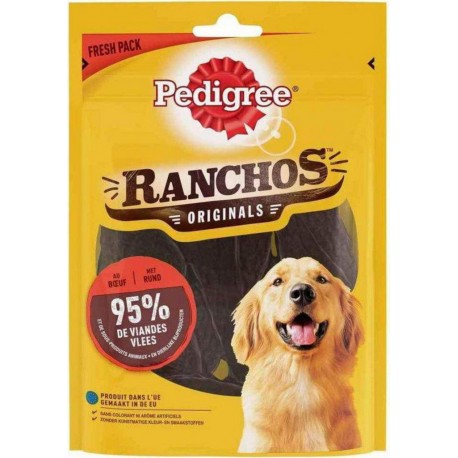 Pedigree Ranchos Originals au Boeuf 95% de Viandes 70g