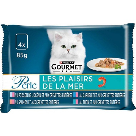 GOURMET PERLE PLAISIR MER 4X85G 7613030946021