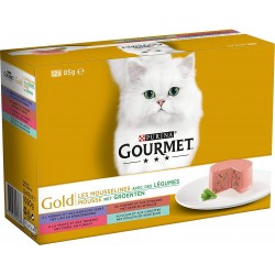 Gourmet Gold Les Mousselines avec des Légumes Multivariétés - 12x85g