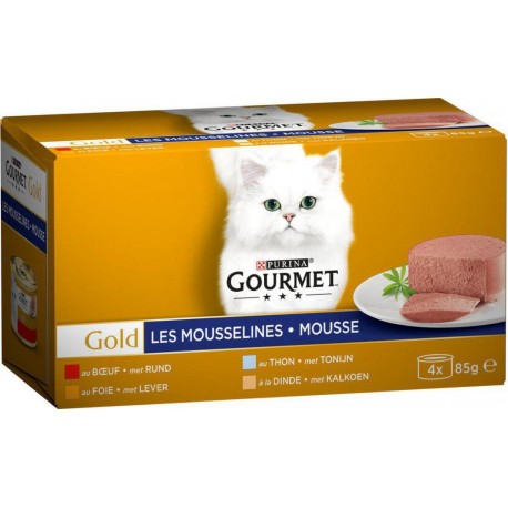 GOURMET GOLD MOUSSELINE 4X85G
