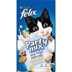 Felix Party Mix Délices Friandises lactés pour Chat 60g