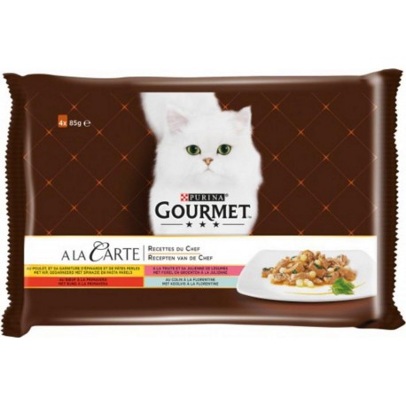 Gourmet A La Carte Recette du Chef - 4 Sachets de 85g (lot de 2 soit 8 sachets)