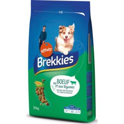 Brekkies Croquettes au Boeuf et aux Légumes 10Kg (lot de 2)