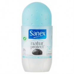 Sanex Déodorant Natur Protect’ Anti-Traces Blanches Roll-On 50ml (lot de 3)