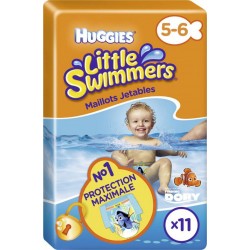 Huggies Little Swimmers Maillots de Bain Jetables (bébé 5-6ans) x11 (lot de 2 soit 22 maillots)