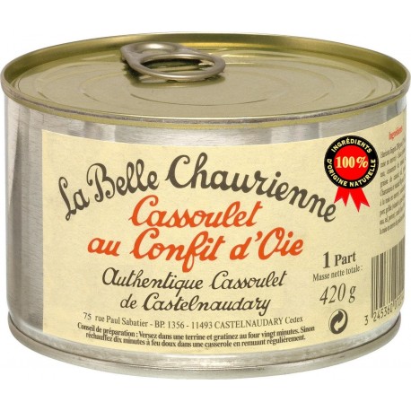 La Belle Chaurienne Cassoulet au Confit d’Oie 420g