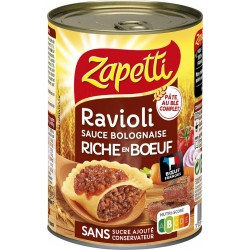 Zapetti Ravioli Bolognaise Riche en Boeuf 400g