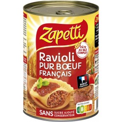 Zapetti Ravioli Pur Boeuf Français 400g (lot de 3)