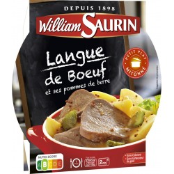 William Saurin Plat cuisiné Langue de Bœuf et ses Pommes de Terre 285g (lot de 3)