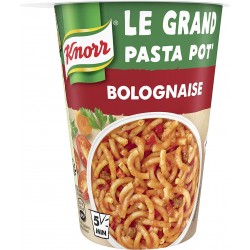 Knorr Pâtes instantanées Le Grand Pasta Pot' Express Portion Individuelle Bolognaise 88g (lot de 9)