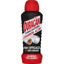 OURAGAN Nettoyant Canalisations Charbon Actif 700ml