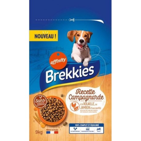 Brekkies Chiens Croquettes Recette Campagnarde 9Kg