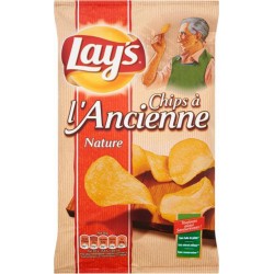 Lay’s Chips à l’Ancienne Nature 150g (lot de 10)