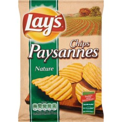 Lay’s Chips Paysannes Nature 150g (lot de 10)