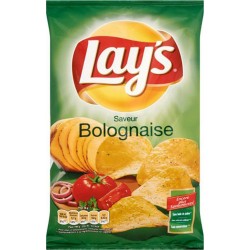 Lay’s Chips Saveur Bolognaise 130g (lot de 10)
