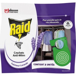 RAID Crochet anti-mites Lavande x2