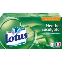 Lotus Menthol Eucalyptol 80 Mouchoirs (lot de 3)