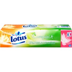 Lotus Compact Mouchoirs Blancs 24 Etuis