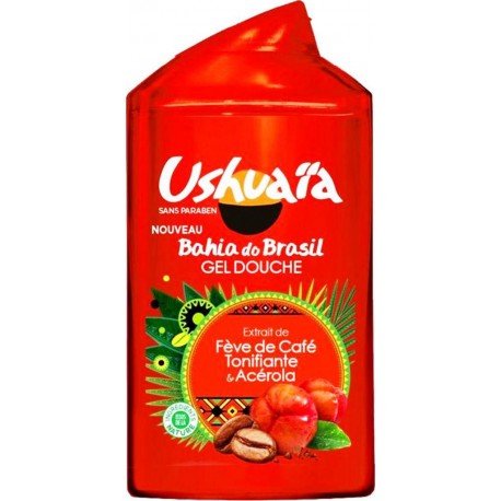 Ushuaïa Douche Bahia Do Brasil Fève Café Et Acerola 250ml (lot de 3)