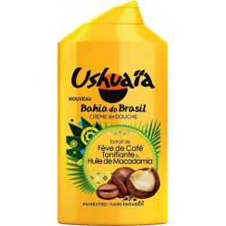 Ushuaïa Douche Bahia Do Brasil Fève De Café Et Huile De Macadamia 250ml (lot de 3)