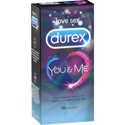 Durex You and Me Préservatifs x10 (lot de 2)