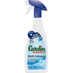 Carolin Spray Anti-Calcaire Vinaigre Naturel 650ml (lot de 3)