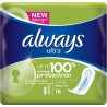 Always Ultra Serviettes Hygiéniques “Taille 1 Normal” x16 (lot de 4)