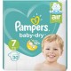 Pampers Couches Baby-Dry Géant T7 (15Kg+) x30 (lot de 2)