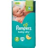 Pampers Couches Baby-Dry Géant Taille 2 (3-6Kg) x58 (lot de 2)