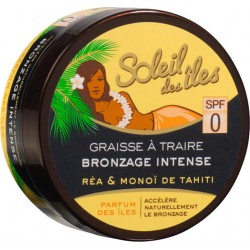 Soleil Des îles Graisse à Traire Bronzage Intense SPF 0 “Parfum Des Îles” (lot de 2)