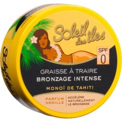 Soleil Des îles Graisse à Traire Bronzage Intense SPF 0 “Parfum Vanille” (lot de 2)