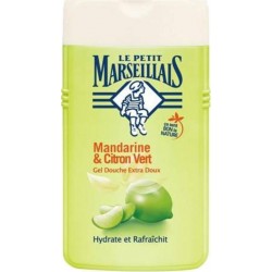 Le Petit Marseillais Gel Douche “Mandarine Et Citron Vert” 250ml (lot de 4)