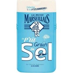 Le Petit Marseillais Gel Douche “Le P’tit Grain De Sel” Au Sel Marin 250ml (lot de 4)
