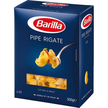 Barilla Pipe Rigate 500g (lot de 6)