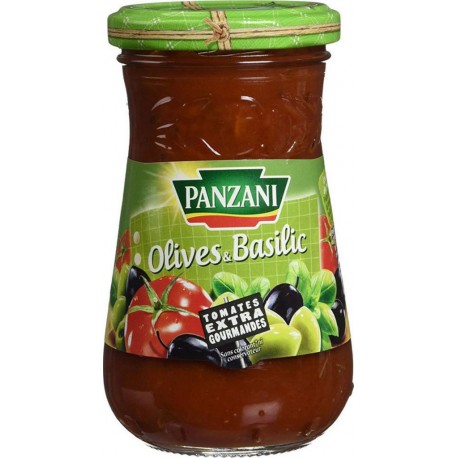 Panzani Sauce Tomates Olives et Basilic (lot de 6)