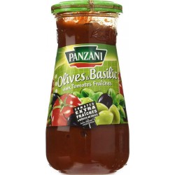 Panzani Sauce Tomates Olives et Basilic 400g (lot de 6)