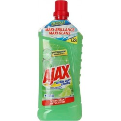 Ajax “Citron Vert” Multi-Surfaces 1,25L (lot de 4)