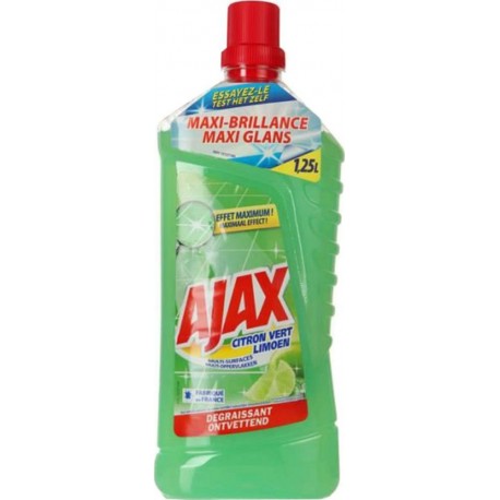 Ajax “Citron Vert” Multi-Surfaces 1,25L (lot de 4)