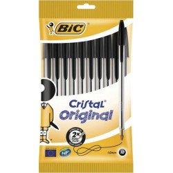 Bic Cristal Original Stylo Noir (lot de 40 stylos)