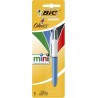 Bic Stylo Bille 4 Colours Mini 1,0mm Moyen (lot de 4 stylos)