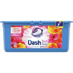 Dash Lenor 3en1 Pods Coquelicot et Fleurs De Cerisier (lot de 58 doses)