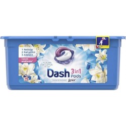 Dash Lenor 3en1 Pods Fleurs De Lotus et Lys (lot de 58 doses)