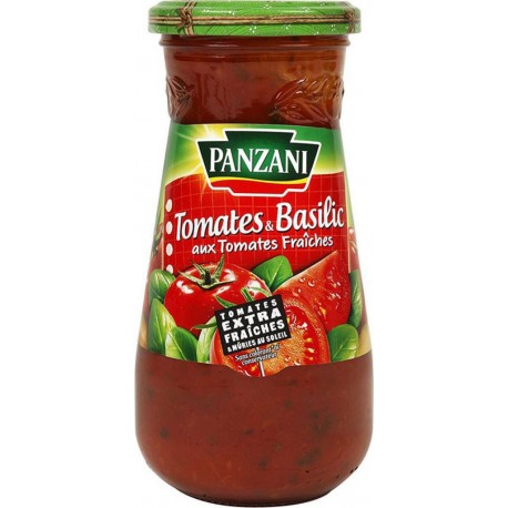 Panzani Sauce Tomates et Basilic 400g (lot de 3)