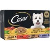 César Les Recettes de Campagne Mini filets en sauce pour Chien 4x150g 600g