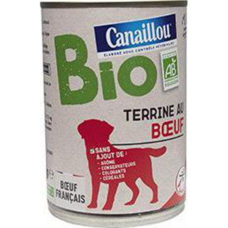 CAN.TERRI BOEUF BIO CHIEN 400G 3250392703080