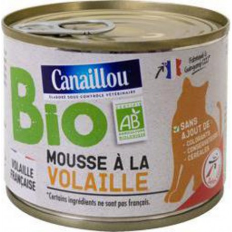 CAN.MOUSSE VOLAIL BIO CHAT200G