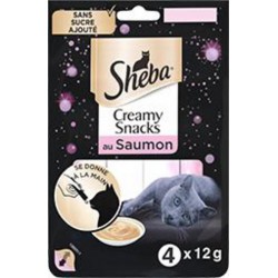 SHEBA CREAMY SNACK SAUMO 4X12G 4008429115486