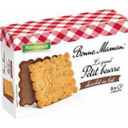 Bonne Maman Biscuits Le Grand Petit Beurre chocolat au lait x12 170g